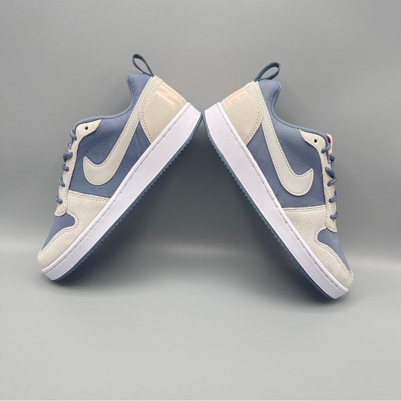 Women’s Shoes Nike Court Borough Low Prem Armory Blue/Pure Platinum Size 7.5 - Picture 12 of 15